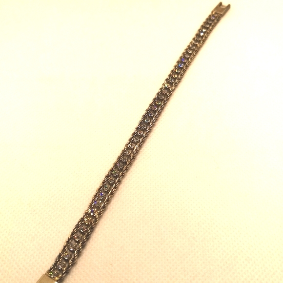 Vintage 1970's Swarovski crystal tennis bracelet - Picture 2 of 6